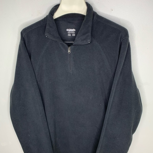 Columbia 1/4 Zip Fleece Long Sleeve Soft Sweater S - Picture 2 of 3
